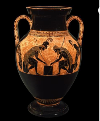 Vana-Kreeka vaasimaal, mustafiguuriline maal