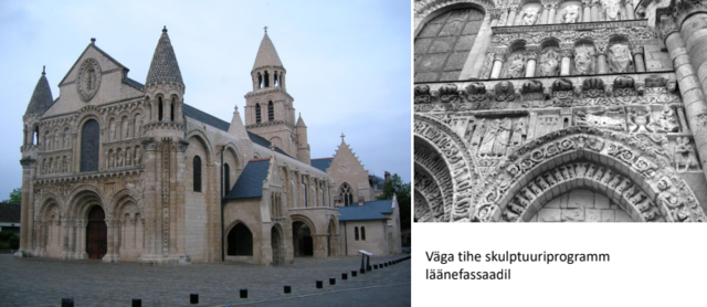 Notre-Dame la Grande, Poitiers, Prantsusmaal, XII saj