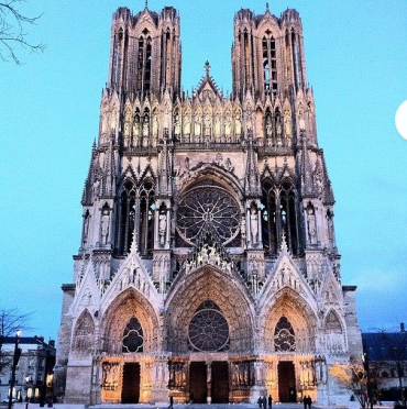 Reimsi katedraal (Notre-Dame de Reims), XIII – XIV saj, kõrggootika