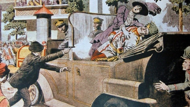 28. 6. 1914 -> ATENTAT NA AVSTRO-OGRSKEGA PREOSTOLONASLEDNIKA