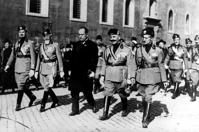 30. 10. 1922–3. 9. 1943 -> FAŠIZEM V ITALIJI