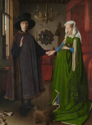 Abielupaar Arnolfini portree, Jan van Eyck