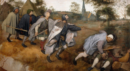Pime juhib pimedat, Pieter Brueghel vanem