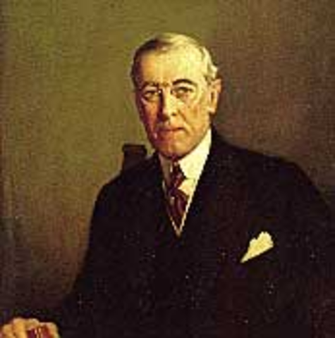 1912 woodrow wilson is elected president