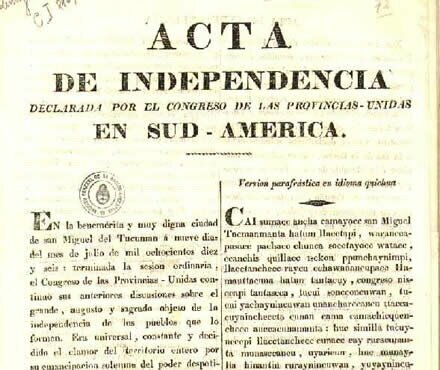 DECLARACIÓN DE LA INDEPENDENCIA