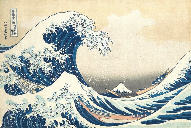 Maal "The Great Wave off Kanagawa"