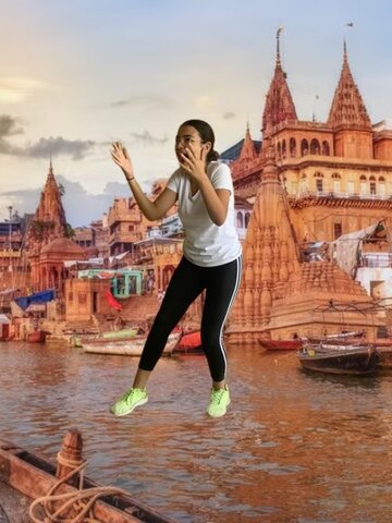 Our first day in india