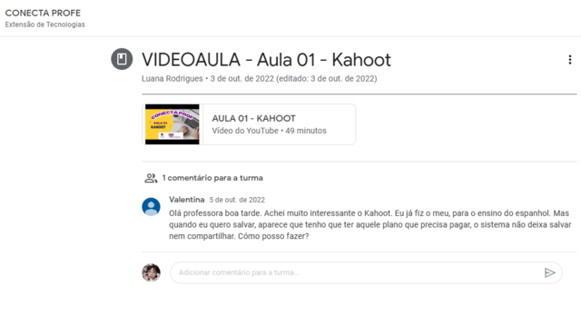 AULA 1 - KAHOOT