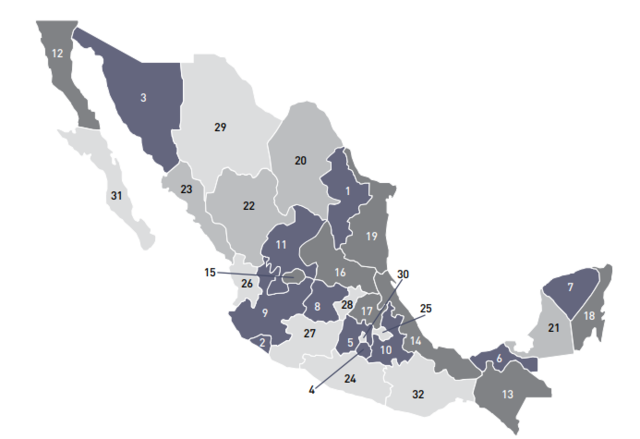 Entidades federativas ley especializada en materia  de mejora regulatoria