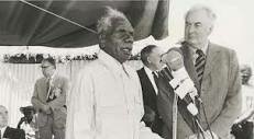 Gough Whitlam returns the land to the traditional owners