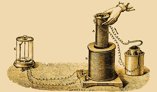 М. Фарадей опубликовал результаты экспериментов с первым электродвигателем.