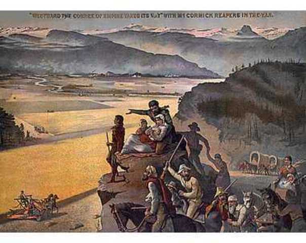 British settlers move into the Ohio River valley