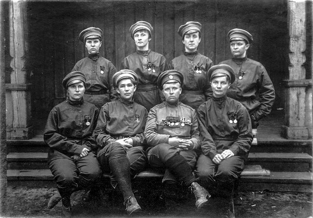 Batalló rus format per dones va lluitar en la primera guerra mundial