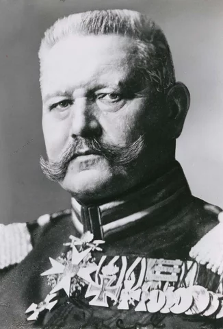 Election of President von Hindenburg