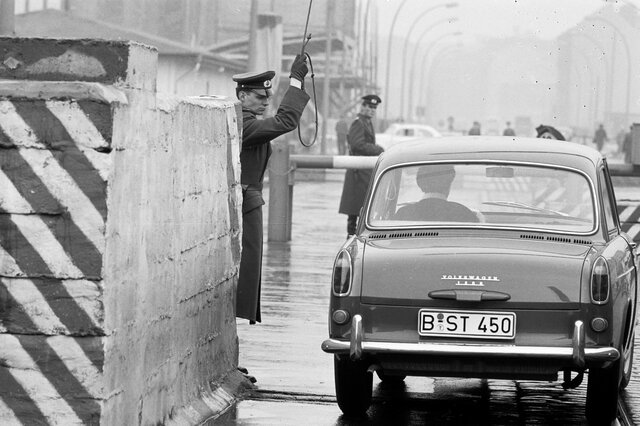 Berlin wall constructed