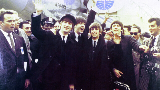 Beatles Land in the USA
