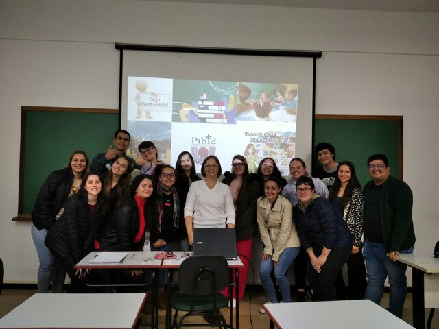 Reunião da equipe do Pibid