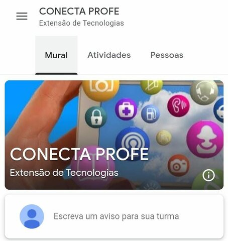 Inscrição no curso Conecta Profe