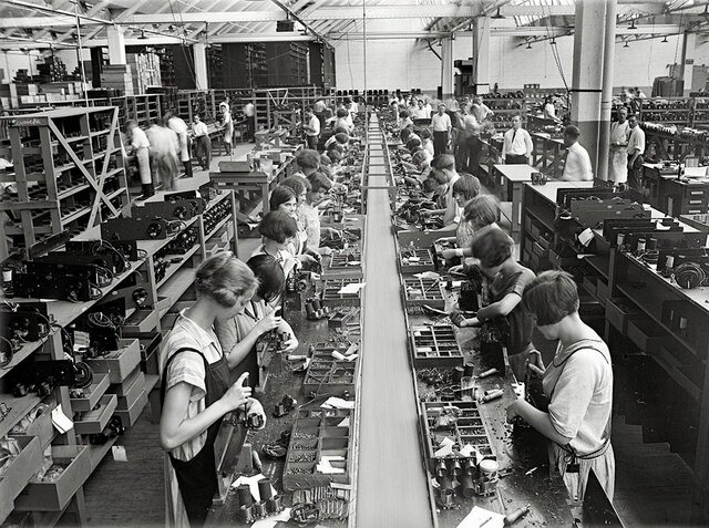 Workers in old industries