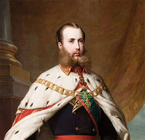 Maximiliano d'Àustria és nomenat emperador de Mèxic