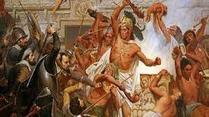 conquista de Hernán Cortez sobre los aztecas