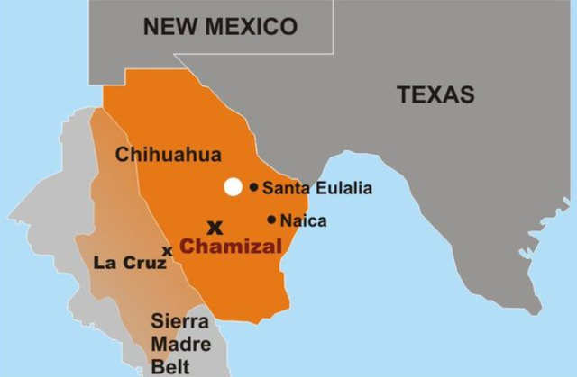 1895 Perdida para México del Territorio llamado el Chamizal