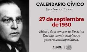 1930  Doctrina Genaro Estrada, Secretario de Relaciones Exteriores