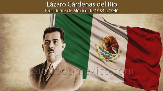 1934  Lázaro Cárdenas en Presidencia