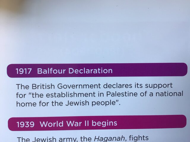 Balfour declaration
