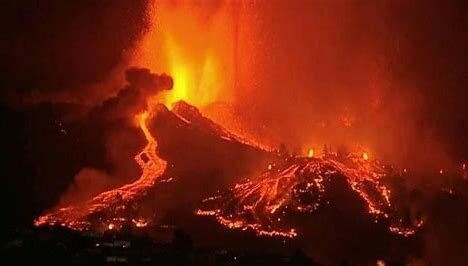 Volcanic eruption in La Palma