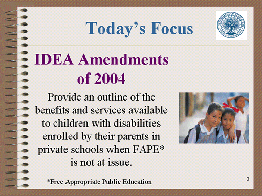 Individuals with Disabilities Education Improvement Act