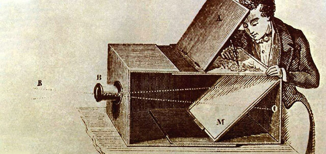 Cámara obscura portátil