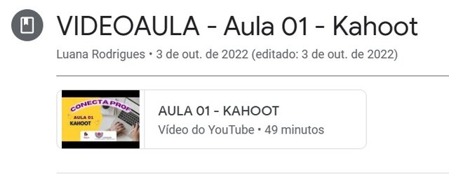 AULA KAHOOT