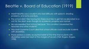 Beattie v. Board of Education