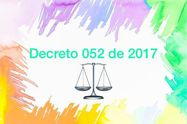 Colombia, Decreto 052 de 2017.