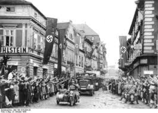 Germany's Annexation on Sudetenland