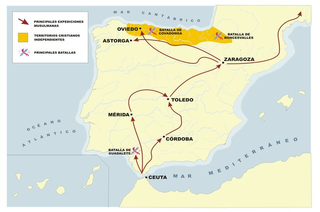 Invasión musulmana de la Península Ibérica