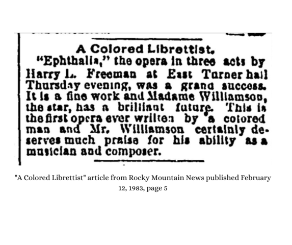 Epthelia: First preformed Black Opera