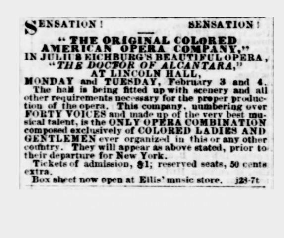 America's First Black American Opera Company