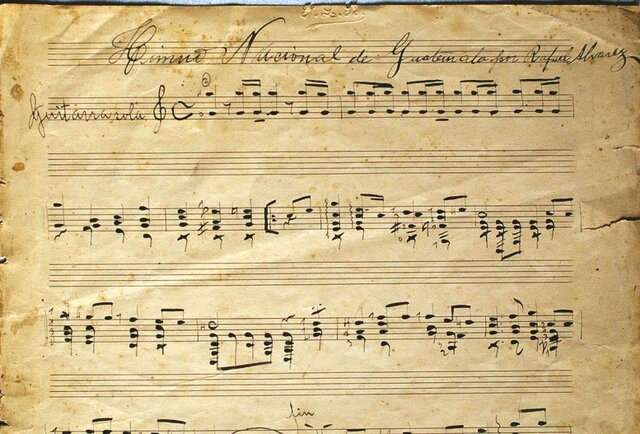 Primer certamen musical del himno nacional.