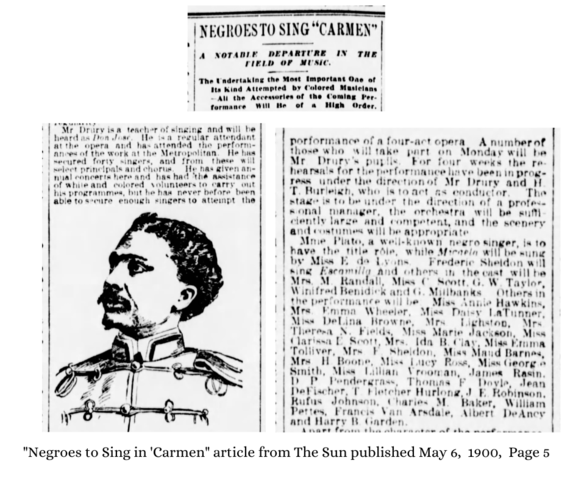 Theodore Drury Grand Opera Company emerges