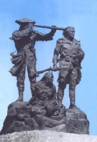 Clark who belives he can see the ocean wrote his famous journal entry " Ocian in view! O! The Joy" Altough the expidition is actually 20 miles from the ocean.Terribable storms stops the expidition for almost three weeks.