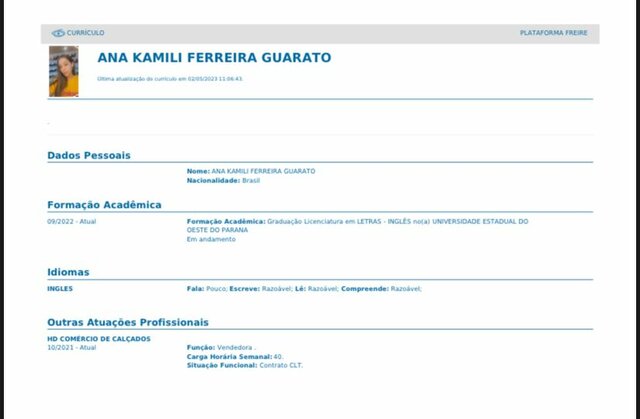 Primeira etapa depois da aprovação