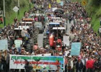 Paro agrario nacional.