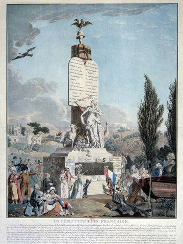 Aprobación de la Constitución de Francia