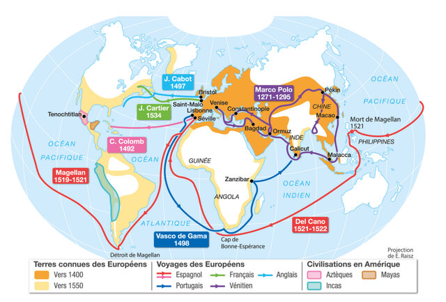 Découverte de l’Amérique et les grandes explorations européennes