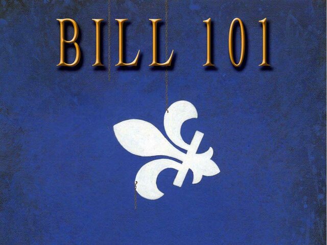 Bill 101 is passed into law in Quebec