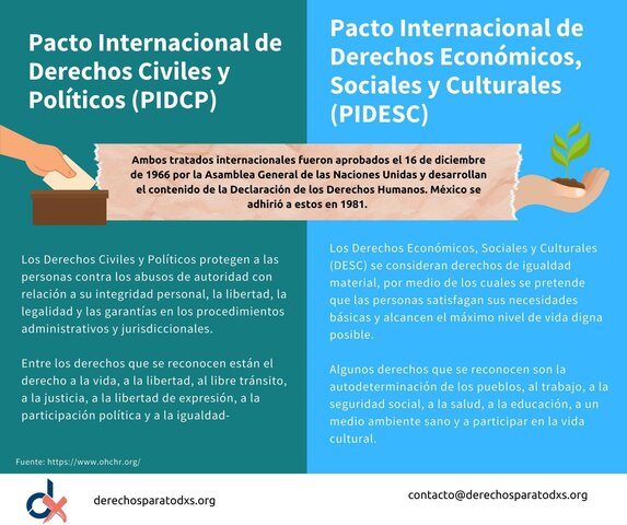 Pacto Internacional de Derechos Civiles y Políticos y el Pacto Internacional de Derechos Económicos, Sociales y Culturales