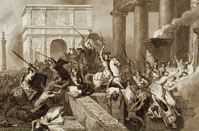 PROPAD ZAHODNEGA DELA RIMSKEGA CESARSTVA