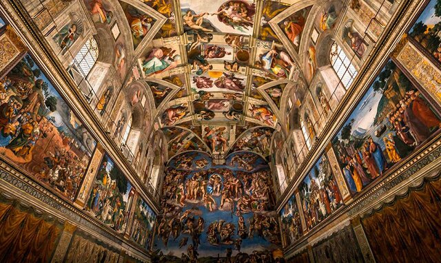 Bóveda de la Capilla Sixtina de Roma